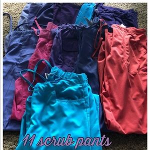 11 small scrub pants